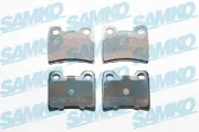 Bremsbelagsatz, Scheibenbremse Vorderachse SAMKO 5SP772