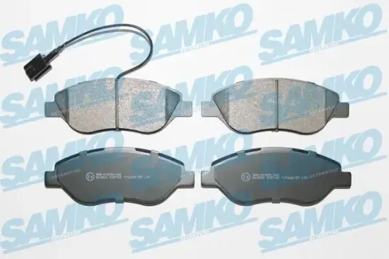 Bremsbelagsatz, Scheibenbremse Vorderachse SAMKO 5SP765 Bild Bremsbelagsatz, Scheibenbremse Vorderachse SAMKO 5SP765