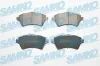 Bremsbelagsatz, Scheibenbremse Vorderachse SAMKO 5SP833