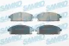 Bremsbelagsatz, Scheibenbremse Vorderachse SAMKO 5SP846