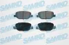 Bremsbelagsatz, Scheibenbremse Hinterachse SAMKO 5SP855