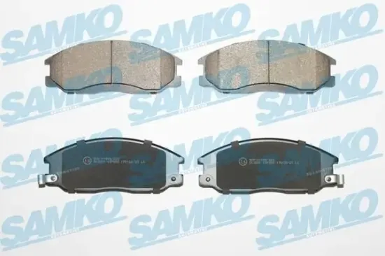 Bremsbelagsatz, Scheibenbremse Vorderachse SAMKO 5SP858 Bild Bremsbelagsatz, Scheibenbremse Vorderachse SAMKO 5SP858