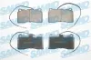 Bremsbelagsatz, Scheibenbremse Vorderachse SAMKO 5SP863