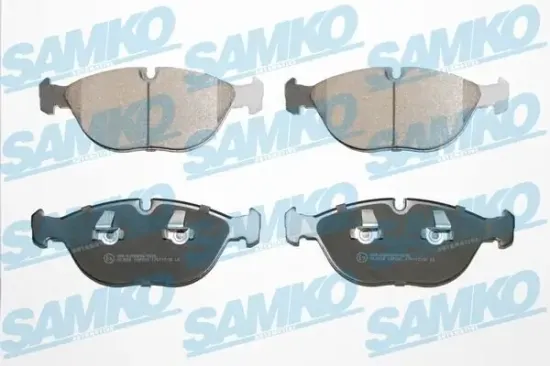 Bremsbelagsatz, Scheibenbremse Vorderachse SAMKO 5SP881 Bild Bremsbelagsatz, Scheibenbremse Vorderachse SAMKO 5SP881