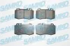 Bremsbelagsatz, Scheibenbremse Vorderachse SAMKO 5SP899