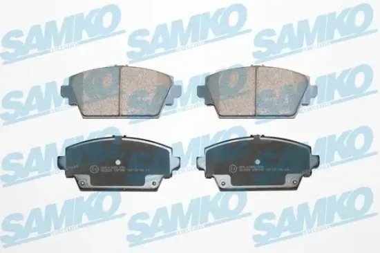 Bremsbelagsatz, Scheibenbremse Vorderachse SAMKO 5SP940 Bild Bremsbelagsatz, Scheibenbremse Vorderachse SAMKO 5SP940