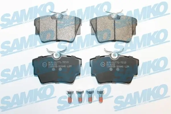 Bremsbelagsatz, Scheibenbremse Hinterachse SAMKO 5SP946