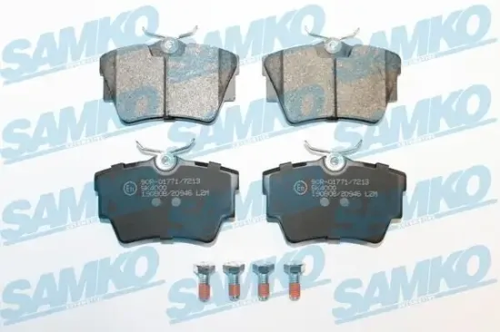 Bremsbelagsatz, Scheibenbremse Hinterachse SAMKO 5SP946 Bild Bremsbelagsatz, Scheibenbremse Hinterachse SAMKO 5SP946