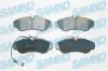 Bremsbelagsatz, Scheibenbremse Vorderachse SAMKO 5SP965