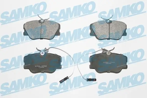 Bremsbelagsatz, Scheibenbremse Vorderachse SAMKO 5SP986
