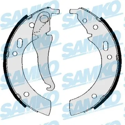 Bremsbackensatz Hinterachse SAMKO 80330