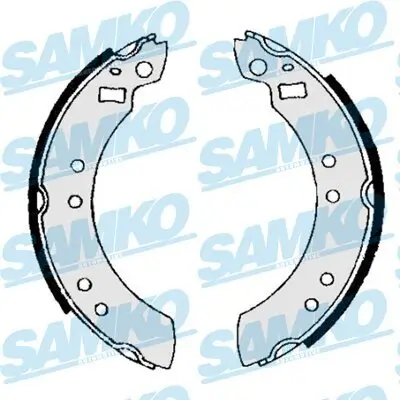 Bremsbackensatz Hinterachse SAMKO 80600 Bild Bremsbackensatz Hinterachse SAMKO 80600