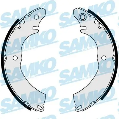 Bremsbackensatz Hinterachse SAMKO 81028