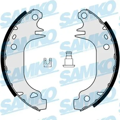 Bremsbackensatz Hinterachse SAMKO 82900 Bild Bremsbackensatz Hinterachse SAMKO 82900