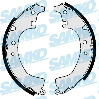 Bremsbackensatz Hinterachse SAMKO 83510 Bild Bremsbackensatz Hinterachse SAMKO 83510