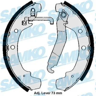 Bremsbackensatz SAMKO 85000