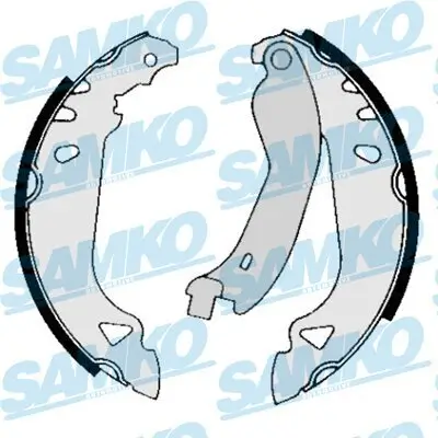Bremsbackensatz Hinterachse SAMKO 85040 Bild Bremsbackensatz Hinterachse SAMKO 85040