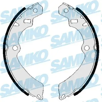 Bremsbackensatz Hinterachse SAMKO 85710