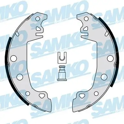 Bremsbackensatz Hinterachse SAMKO 85890 Bild Bremsbackensatz Hinterachse SAMKO 85890