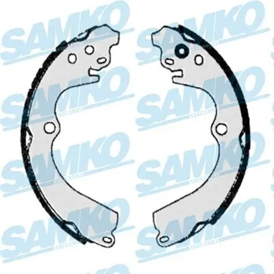 Bremsbackensatz Hinterachse SAMKO 86230 Bild Bremsbackensatz Hinterachse SAMKO 86230