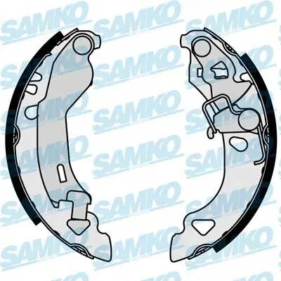 Bremsbackensatz Hinterachse SAMKO 87080 Bild Bremsbackensatz Hinterachse SAMKO 87080