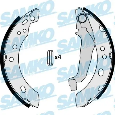 Bremsbackensatz SAMKO 87090