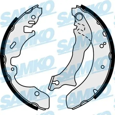 Bremsbackensatz Hinterachse SAMKO 87390 Bild Bremsbackensatz Hinterachse SAMKO 87390