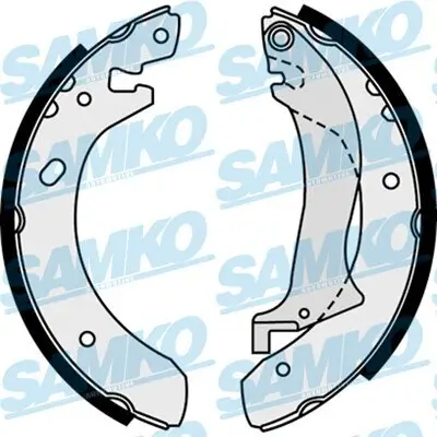 Bremsbackensatz Hinterachse SAMKO 87510