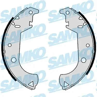 Bremsbackensatz Hinterachse SAMKO 88650