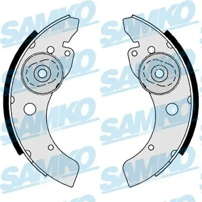 Bremsbackensatz SAMKO 89200 Bild Bremsbackensatz SAMKO 89200