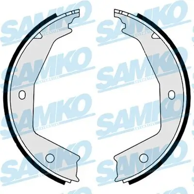 Bremsbackensatz, Feststellbremse Hinterachse SAMKO 89060 Bild Bremsbackensatz, Feststellbremse Hinterachse SAMKO 89060