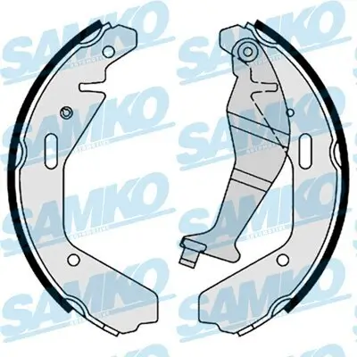 Bremsbackensatz Hinterachse SAMKO 89130