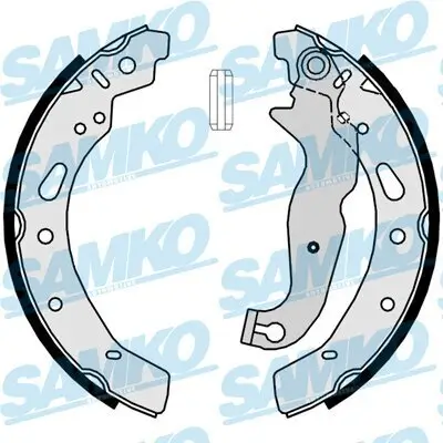 Bremsbackensatz Hinterachse SAMKO 89300