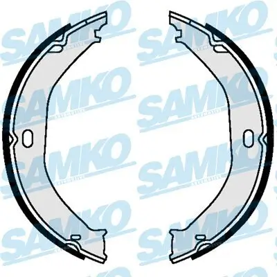 Bremsbackensatz, Feststellbremse Hinterachse SAMKO 89520 Bild Bremsbackensatz, Feststellbremse Hinterachse SAMKO 89520