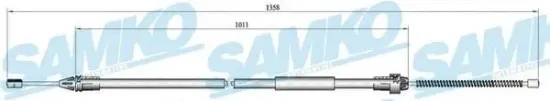 Seilzug, Feststellbremse SAMKO C0683B Bild Seilzug, Feststellbremse SAMKO C0683B