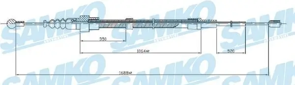 Seilzug, Feststellbremse SAMKO C0953B