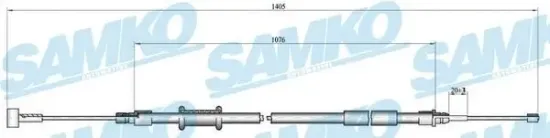 Seilzug, Feststellbremse SAMKO C1008B Bild Seilzug, Feststellbremse SAMKO C1008B