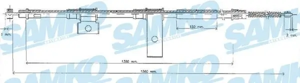 Bremsscheibe SAMKO C1361VR