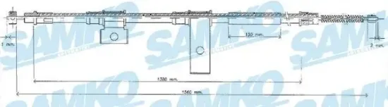Bremsscheibe SAMKO C1361VR Bild Bremsscheibe SAMKO C1361VR