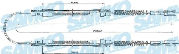 Bremsscheibe SAMKO C3004V