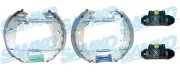 Bremsbackensatz Hinterachse SAMKO KEG421