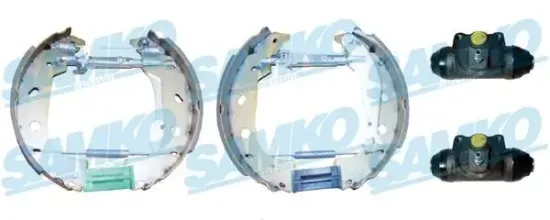 Bremsbackensatz Hinterachse SAMKO KEG421 Bild Bremsbackensatz Hinterachse SAMKO KEG421