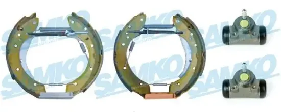 Bremsbackensatz Hinterachse SAMKO KEG451 Bild Bremsbackensatz Hinterachse SAMKO KEG451
