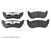 Bremsbelagsatz, Scheibenbremse Hinterachse BLUE PRINT ADA104238