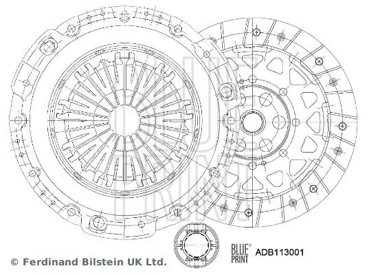 Kupplungssatz BLUE PRINT ADB113001 Bild Kupplungssatz BLUE PRINT ADB113001