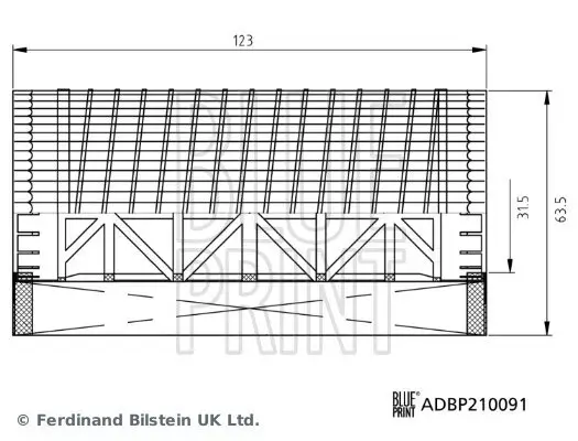 Ölfilter BLUE PRINT ADBP210091 Bild Ölfilter BLUE PRINT ADBP210091