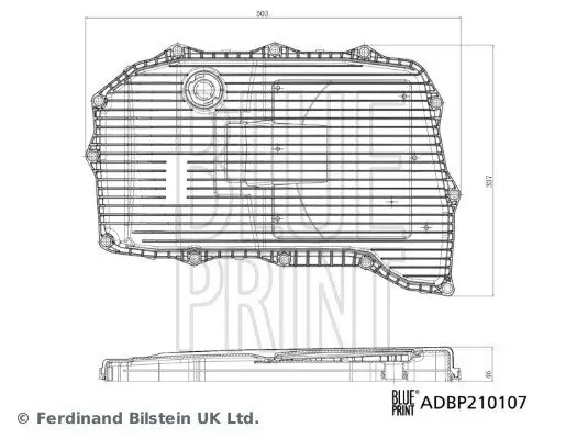 Hydraulikfilter, Automatikgetriebe BLUE PRINT ADBP210107 Bild Hydraulikfilter, Automatikgetriebe BLUE PRINT ADBP210107