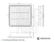 Luftfilter BLUE PRINT ADBP220160