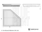 Luftfilter links BLUE PRINT ADBP220163