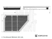 Luftfilter rechts BLUE PRINT ADBP220166